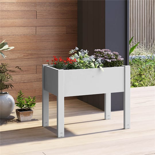 Costway 14gal. Raised Garden Bed with Water Level Indicator & Drainage Hole